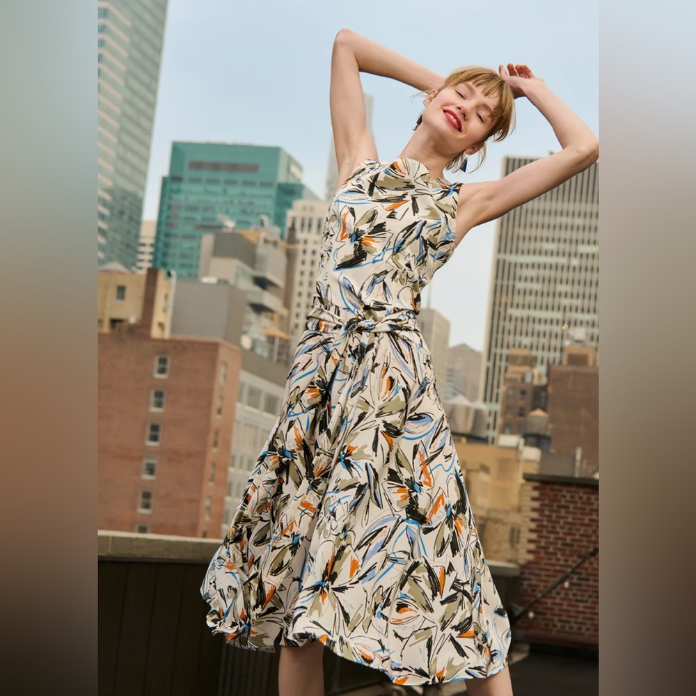 MM Lafleur The DiemMy Dress - Washable Silk Size 16